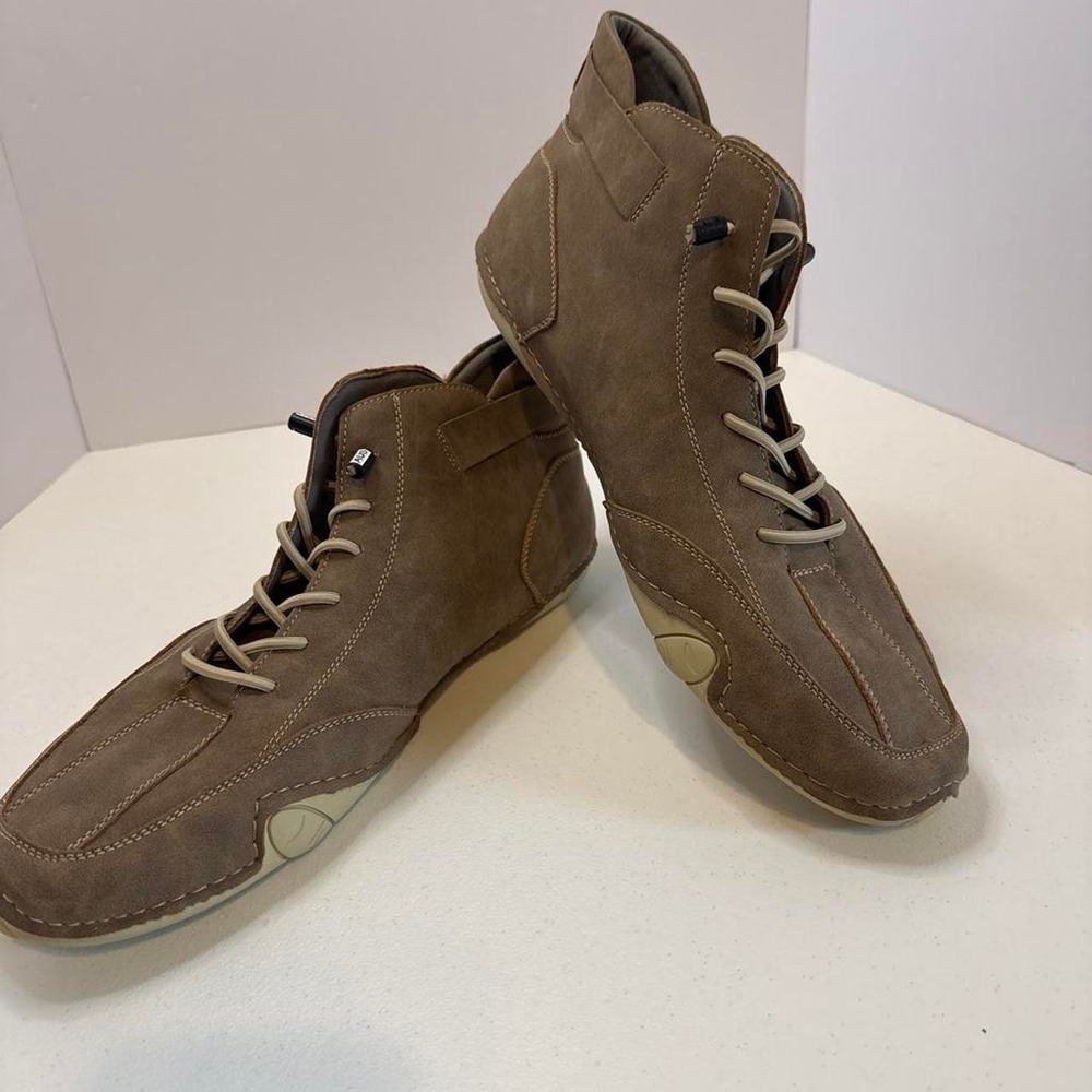 Men's Casual Handmade High‎ Top High Boots Leather Outdoor Walking Sneakers